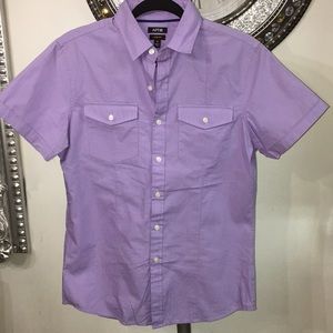 Apt 9 light purple short sleeved shirt